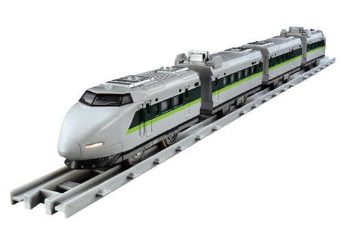 Load image into Gallery viewer, Takara Tomy PLARAIL Real Class 100 Series Sanyo Shinkansen Fresh Green has Light
