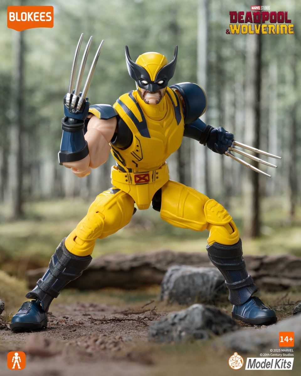 Blokees Marvel Deadpool & Wolverine – SAGA81117 Wolverine Model Kits Figure