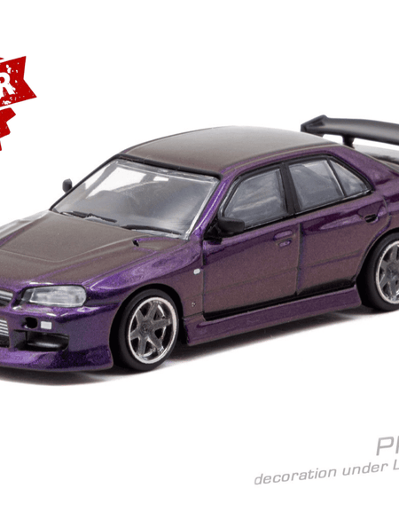 (Pre-order) Tarmac Works 1/64 URAS Skyline ER34 Midnight Purple