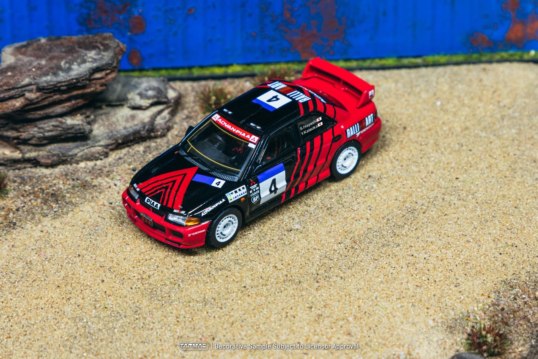 (Pre-order) Tarmac Works 1/64 Mitsubishi Lancer Evolution III China Rally 1998