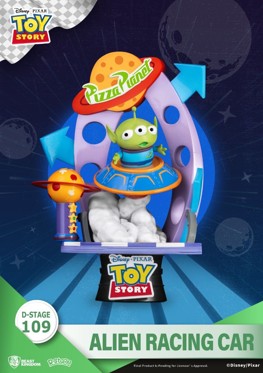 Beast Kingdom Diorama Stage-109- Disney Alien's Racing Car
