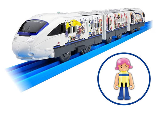 Load image into Gallery viewer, Takara Tomy Plarail Train - J.R. Kyushu Splatrain Splatoon Wrapping (3-Car Set)
