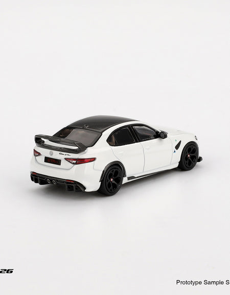 BBR 1:64 Alfa Romeo Giulia GTAm White Die-Cast Model Car