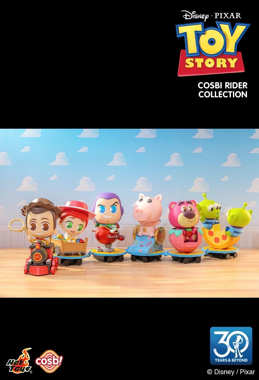 Hot Toys Toy Story Cosbi Rider Bobble-Head Figure Collection (Set of 6)