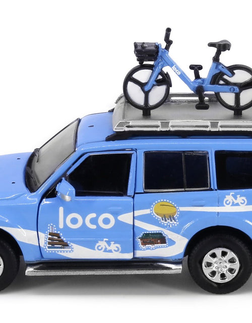 Load image into Gallery viewer, Tiny City 128 Die-cast Model Car - MITSUBISHI Pajero Loco Bike
