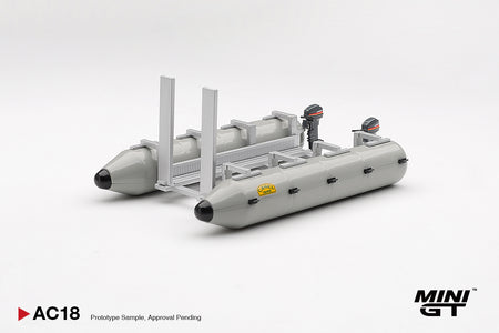 (Pre-order) Mini GT #MGTAC18 1/64 Camel Trophy Pontoon Raft Diecast Model