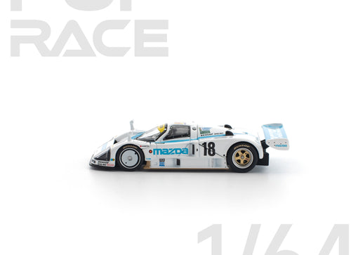 Load image into Gallery viewer, (Pre-order) POP RACE 1/64 MAZDA 787B 1991 LE MANS 24HRS #18 Diecast #PR640446
