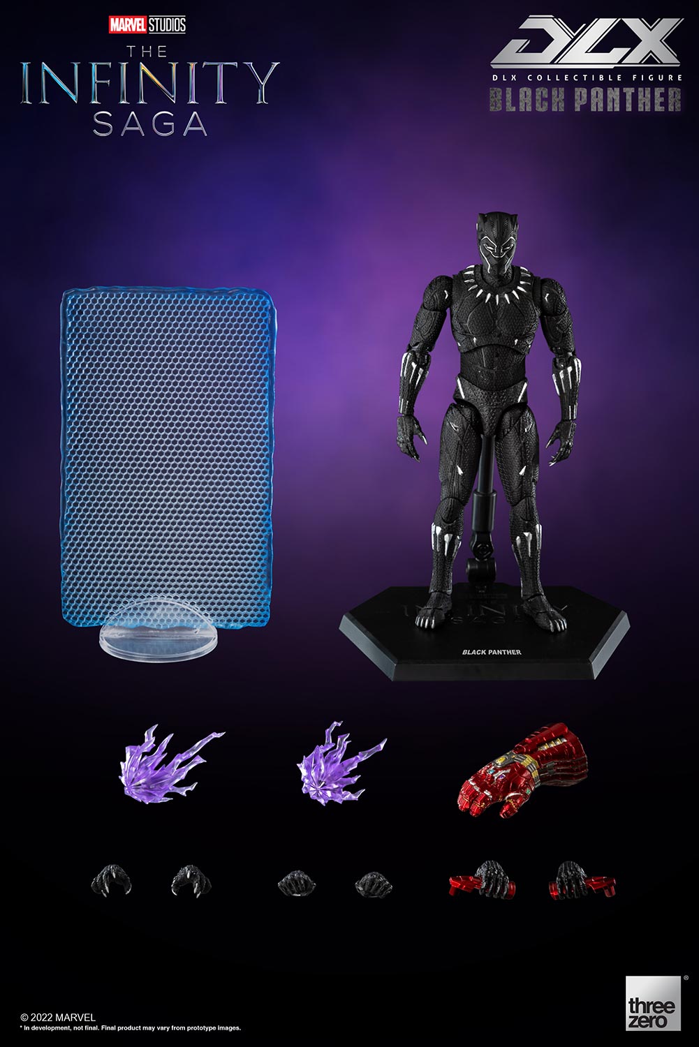 ThreeZero Marvel Studios The Infinity Saga DLX Black Panther Figure