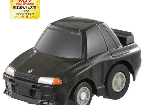 Load image into Gallery viewer, Takara Tomy Tomica ChoroQ Pull Back Diecast Car e-02 Nissan Skyline GT-R(R32)1st
