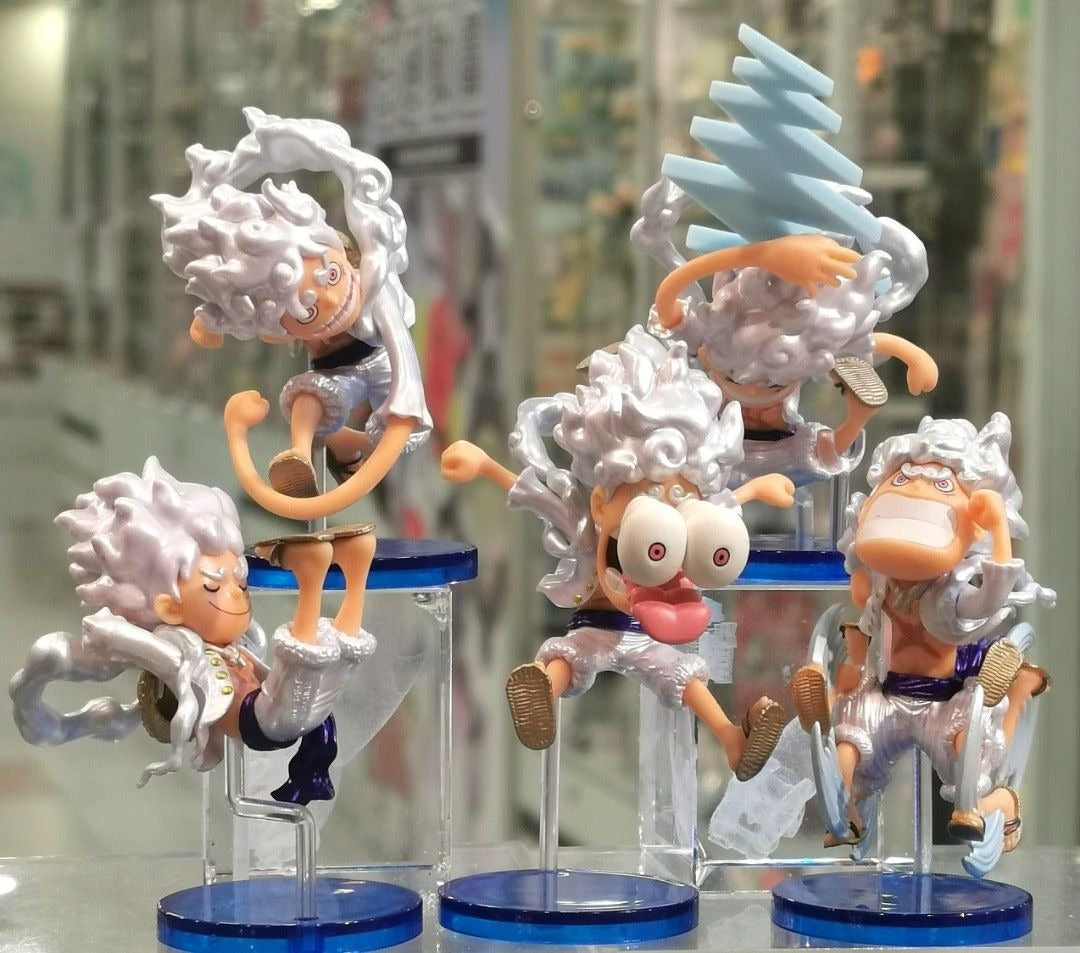 Banpresto ONE PIECE WCF MONKEY.D.LUFFY GEAR5 SPECIAL-METALLIC COLOR Full Set 5