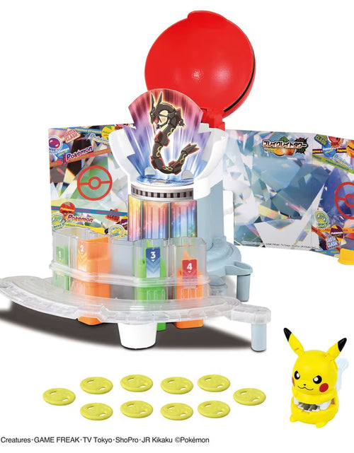 Load image into Gallery viewer, Takara Tomy Pokemon Ultimatch 10 Blake Raid Tower Character Toy Set
