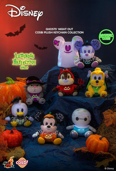 Hot Toys Disney Ghosts' Night Out Cosbi Plush Keychain Collection Full set of 6
