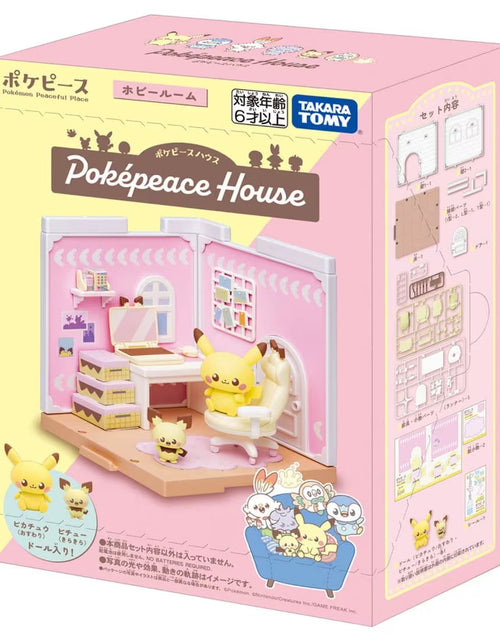 Load image into Gallery viewer, Takara Tomy Pokemon PokePiece House hobby Room Pichu &amp; Pikachu Set
