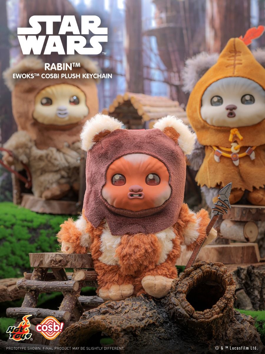 Hot Toys Star Wars Ewok Cosbi Plush Keychain Collection Series 2 (Full set of 8)