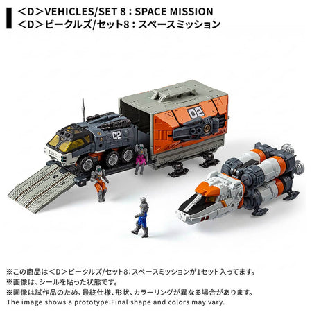 Takara Tomy T-SPARK ZONE Distribution Excl.Diaclone Vehicles Set 8 Space Mission