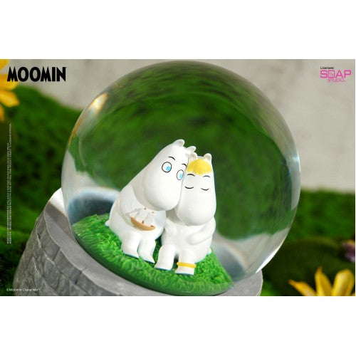 Soap Studio Moomin Family Moomin & Snorkmaiden Couple Water Crystal Ball