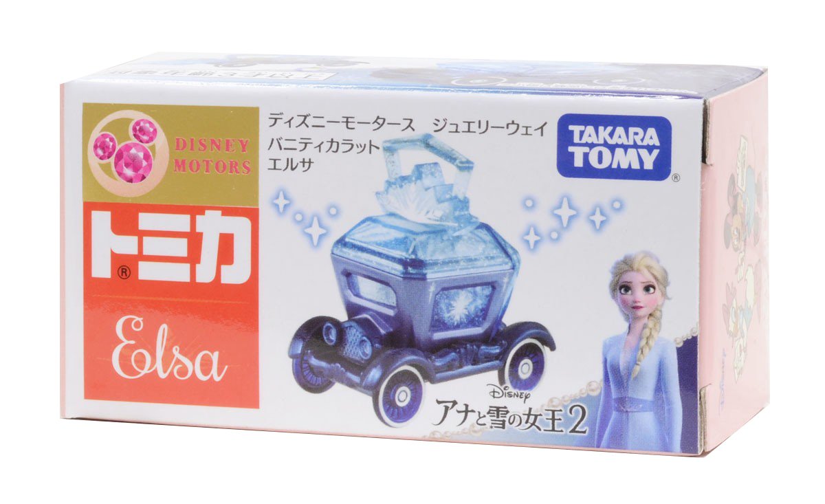 Takara Tomy Disney Motors Jewelryway Vanity Carat Snow Princess Diecast Car