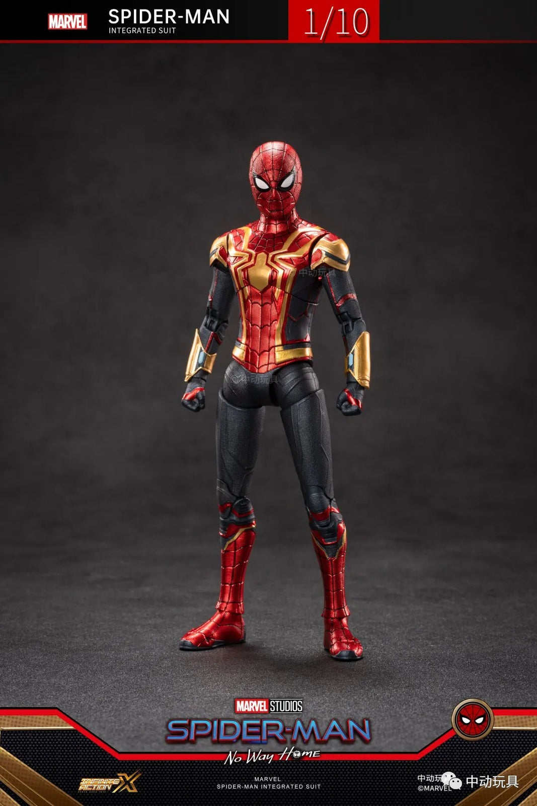 ZD Toys Marvel Avengers 1/10 Spiderman Intergraded Suit No Way Home Figure