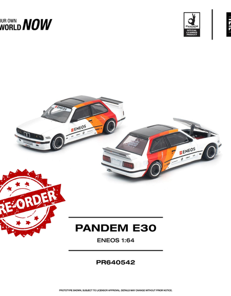 (Pre-order) POPRACE 1/64 - PANDEM E30 ENEOS Diecast Model Car