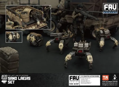 Load image into Gallery viewer, TOYS ALLIANCE x Acid Rain FAV-A107 Sand Laevis Set 1:18 Figure
