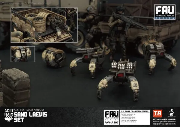 TOYS ALLIANCE x Acid Rain FAV-A107 Sand Laevis Set 1:18 Figure