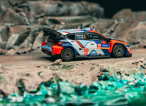 Load image into Gallery viewer, Tarmac Works 1:64 Hyundai i20 N Rally1 Hybrid Rally Sweden 2024

