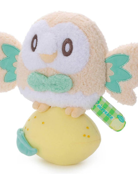 Takara Tomy Arts Pokepiece Soft Plush Toy Rowlet (Colorful Ver.) 24cm