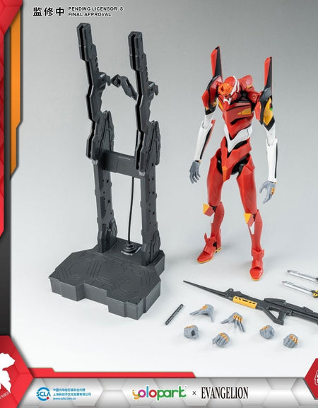 Yolopark AMK Series EVANGELION EVA EVA-02 Collectible 20cm Model Kit Figure