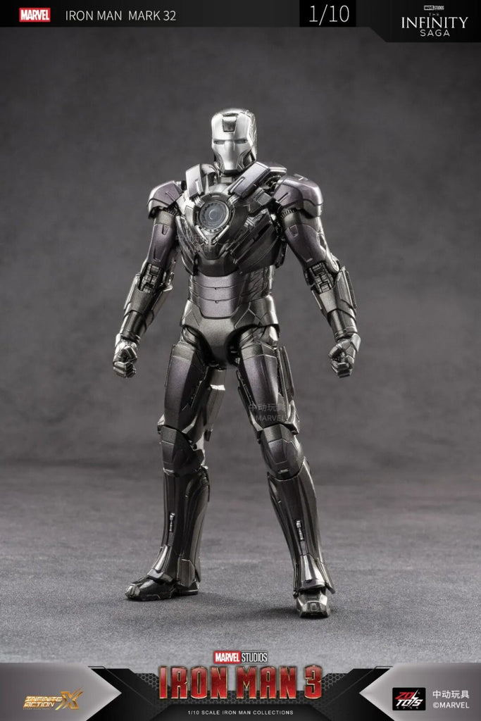 ZD Toys Marvel Iron Man 3 1/10 Iron Man MK32 Action Figure
