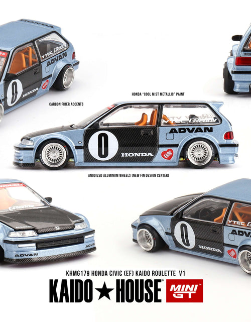 Load image into Gallery viewer, Kaido House x Mini GT Honda Civic (EF) Kaido Roulette V1 KHMG179
