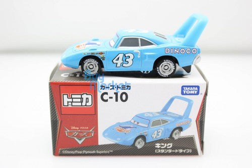 Load image into Gallery viewer, Tomica Takara Tomy Disney Movie CARS 2 Blue KING C-10 Car Rescue Diecast Toy
