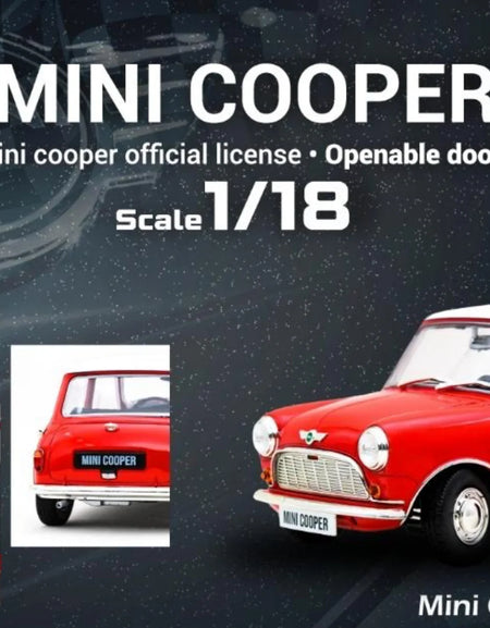 Tiny City Die-cast Model Car 1/18 - Mini Cooper Red #ATC18069