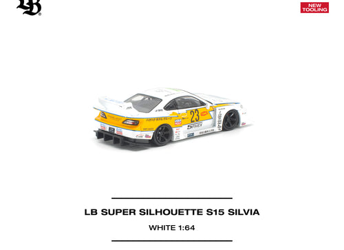 Load image into Gallery viewer, (Pre-order) POPRACE 1/64 - LB SUPER SILHOUETTE S15 SILVIA Diecast Model Car

