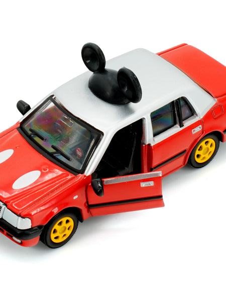 TINY x Disney Vehicle - 1/72 Hong Kong Urban Taxi x Mickey Model Car