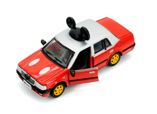 Load image into Gallery viewer, TINY x Disney Vehicle - 1/72 Hong Kong Urban Taxi x Mickey Model Car
