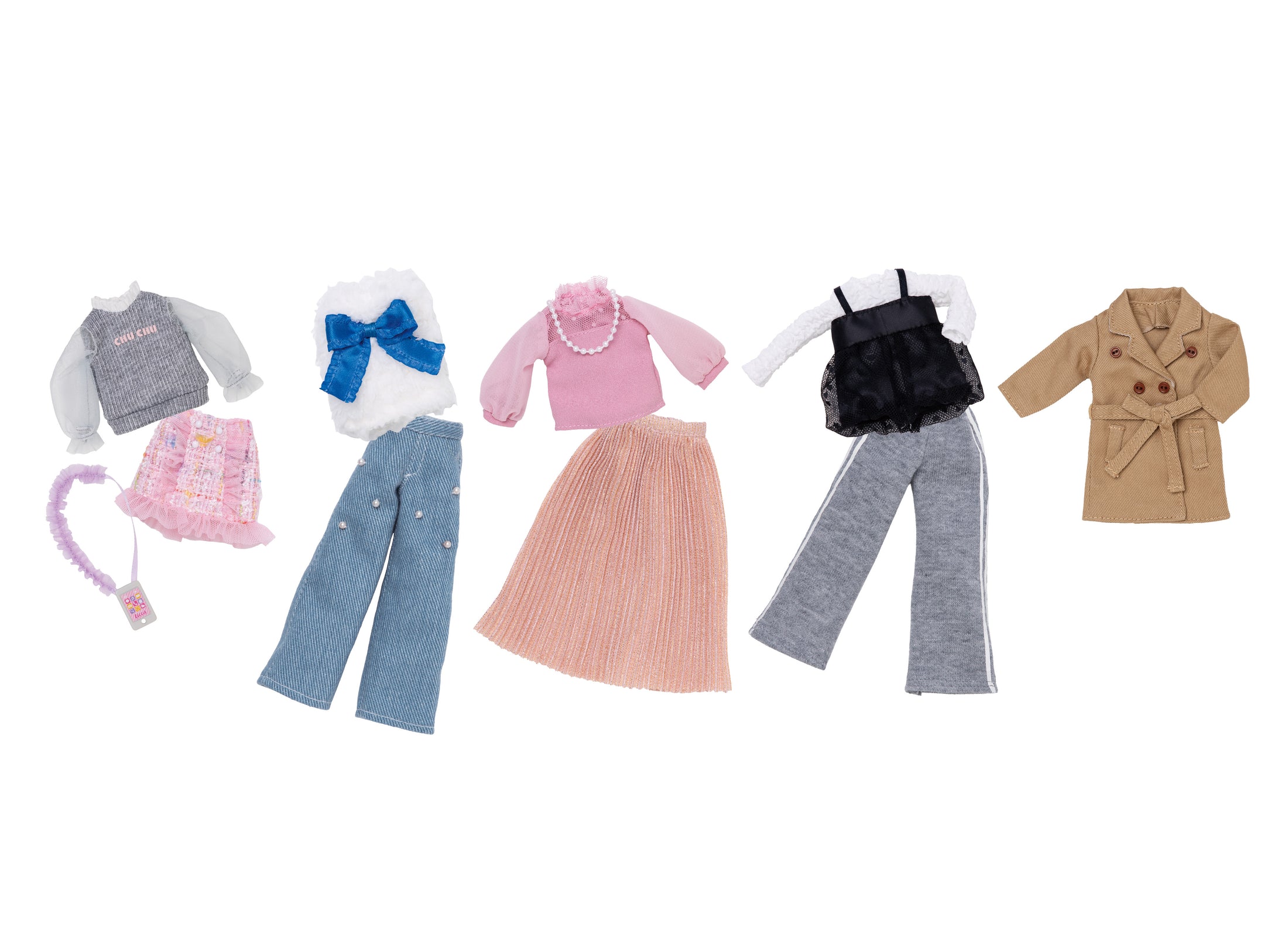 Takara Tomy Licca Dress Real Close Select Vol.1 (Full set of 9) (NO DOLL)