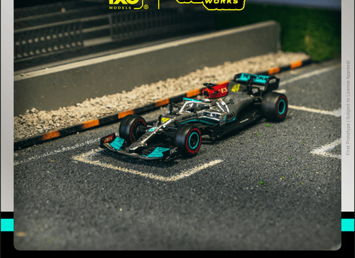 Load image into Gallery viewer, Tarmac Works 1/64 Mercedes-AMG F1 W12 E Performance  Las Vegas Grand
