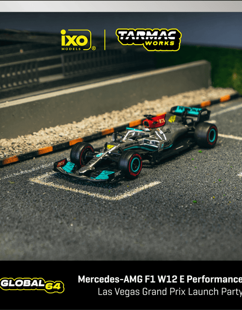 Load image into Gallery viewer, Tarmac Works 1/64 Mercedes-AMG F1 W12 E Performance  Las Vegas Grand
