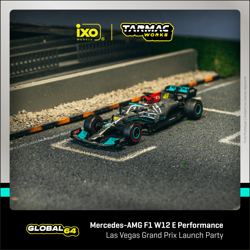 Tarmac Works 1/64 Mercedes-AMG F1 W12 E Performance  Las Vegas Grand