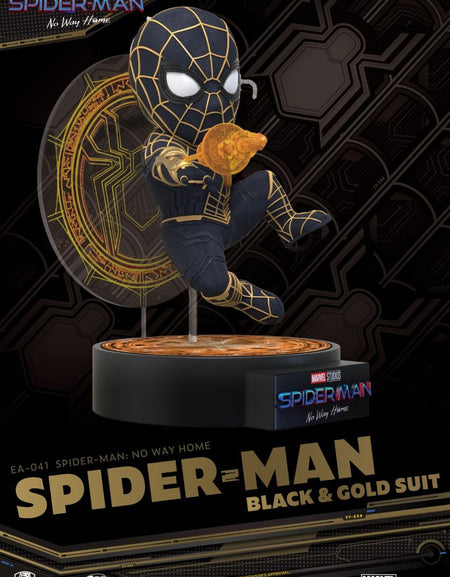 Beast Kingdom EA-041 Spider-Man: No way home Spider-Man Black & Gold Suit