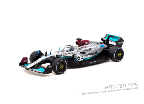 Load image into Gallery viewer, Tarmac Works 1/64 Mercedes-AMG F1 W13 E Performance  Belgian Grand 02
