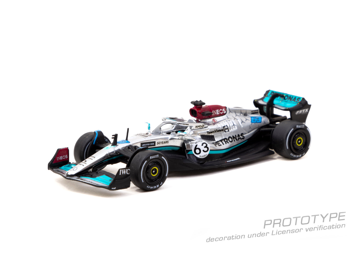 Tarmac Works 1/64 Mercedes-AMG F1 W13 E Performance  Belgian Grand 02