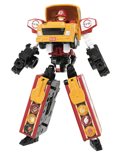 Load image into Gallery viewer, Takara Tomy Tomica Joblabor JB12 Foodblabor Sushiro Ad Transforming Truck
