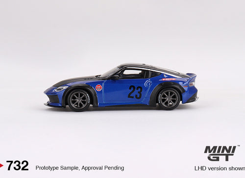 Load image into Gallery viewer, Mini GT #732 1/64 Nissan Z LB NATION WORKS Seiran Blue Model Car RHD
