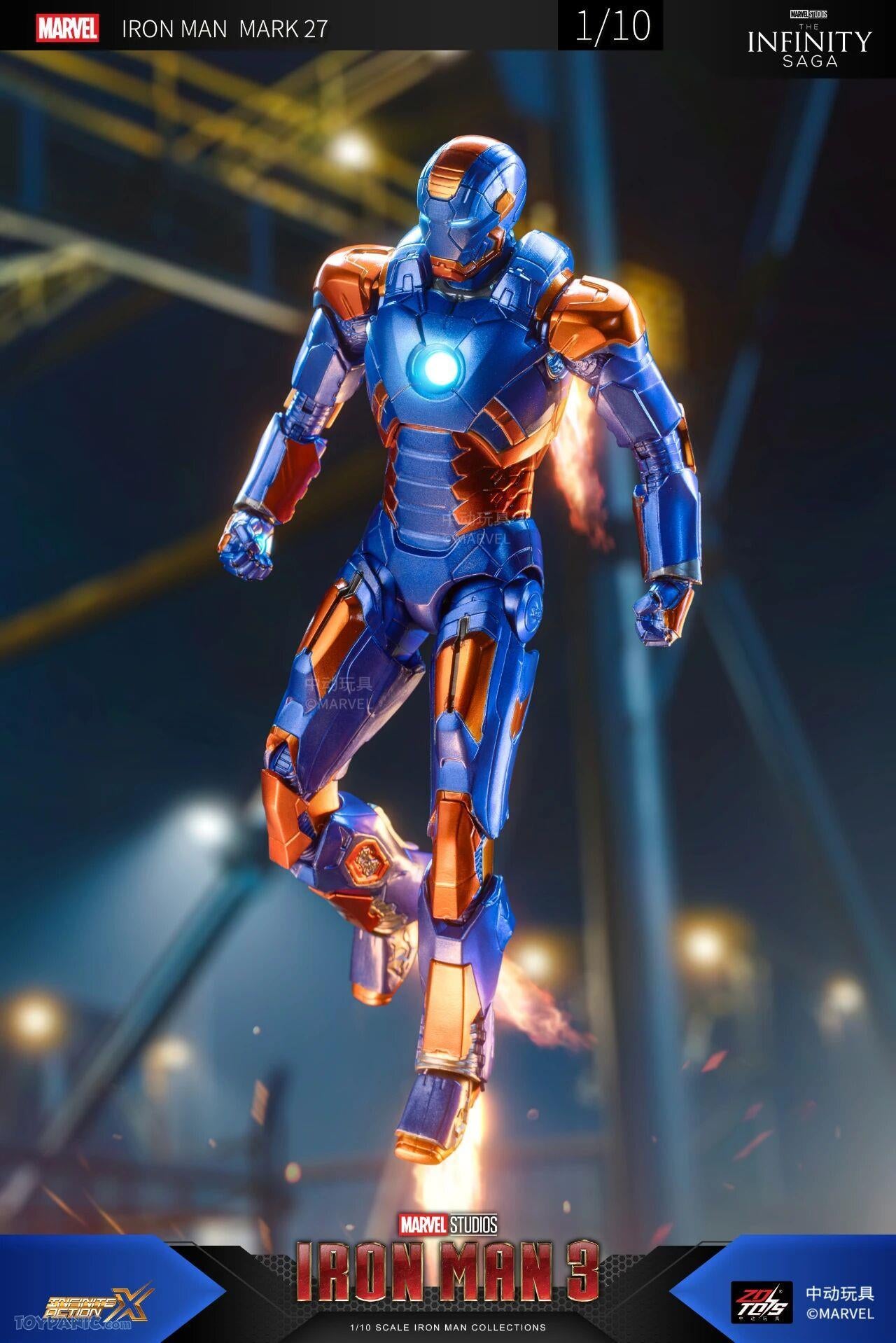 ZD Toys Marvel Avengers 1/10 Iron Man MK27 Action Figure