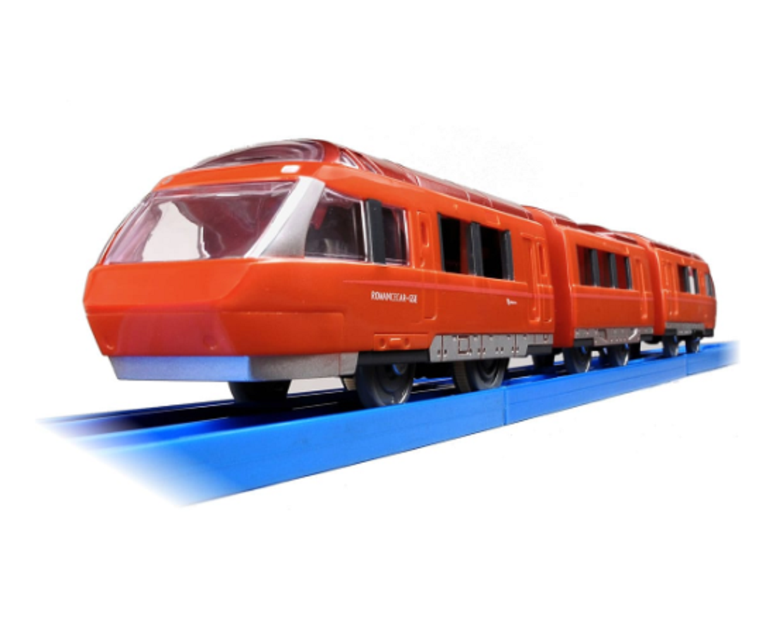 Takara Tomy Plarail S-52 Odakyu Romance Car Type 70000 Japan train with PlaKid