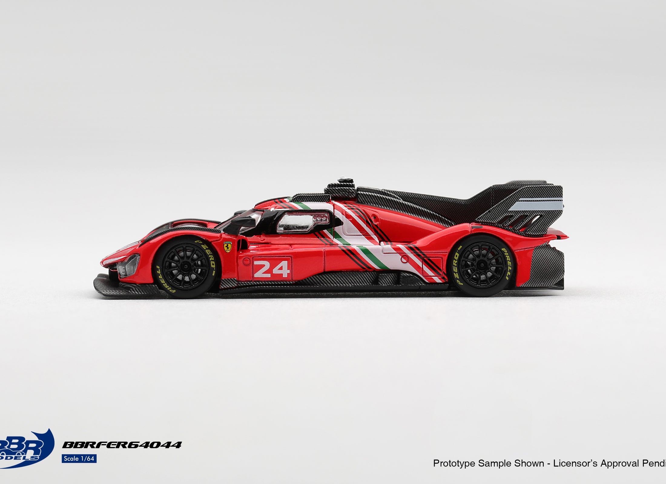 (Pre-order) BBR 1/64 Ferrari 499P Modificata Rosso Corsa (Red) Diecast Model Car