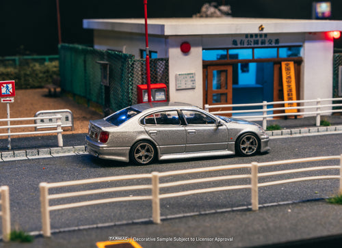 Load image into Gallery viewer, Tarmac Works 1/64 VERTEX Toyota Aristo JZS161 Silver Model Car
