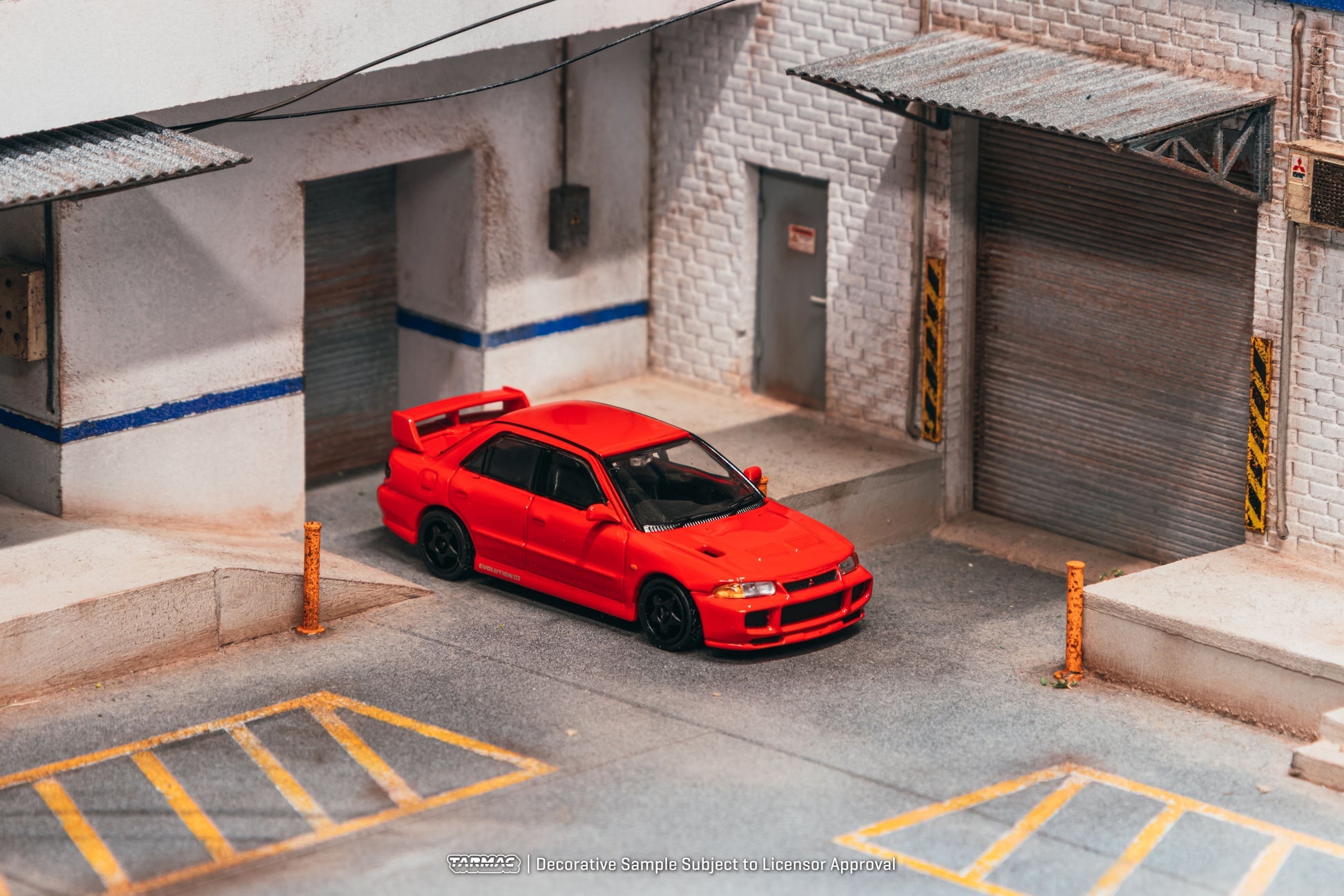 (Pre-order) Tarmac Works 1/64 Mitsubishi Lancer GSR Evolution III Red