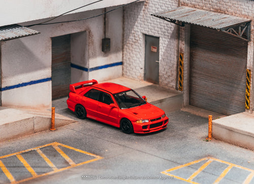 Load image into Gallery viewer, (Pre-order) Tarmac Works 1/64 Mitsubishi Lancer GSR Evolution III Red
